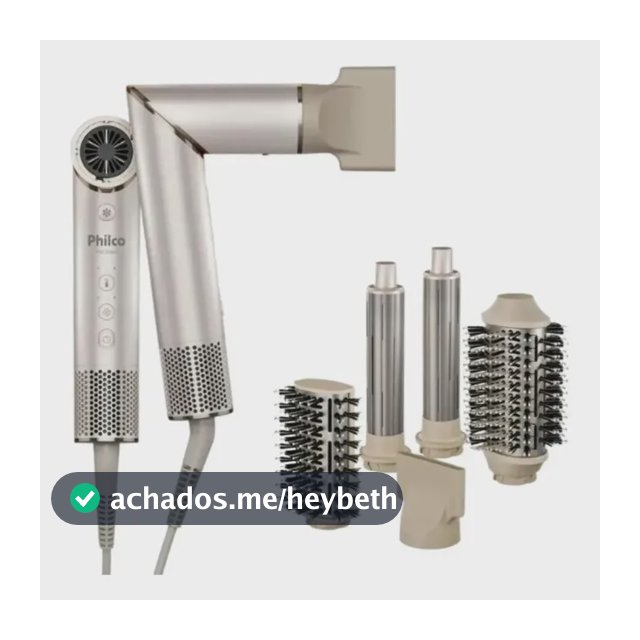 Secador De Cabelos Philco psc3500 4 Em 1 dobrável motor bldc Prateado