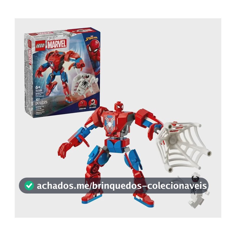 Lego Robô Do Homem-aranha Vs Anti-venom 107
