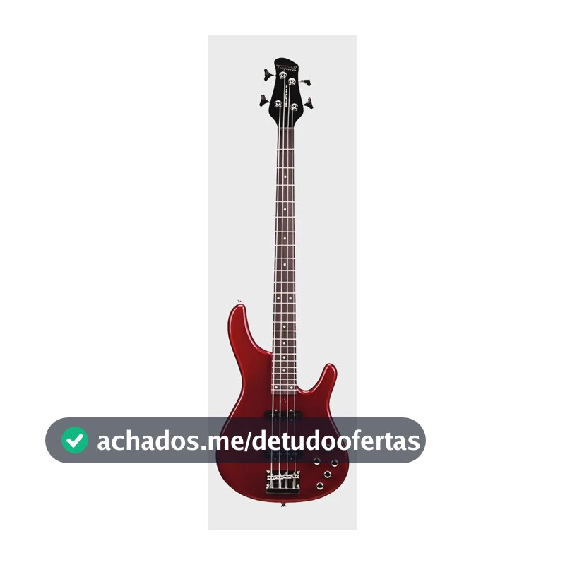 Contrabaixo Tagima Millenium 4 Cordas Vermelho Metálico Ativo