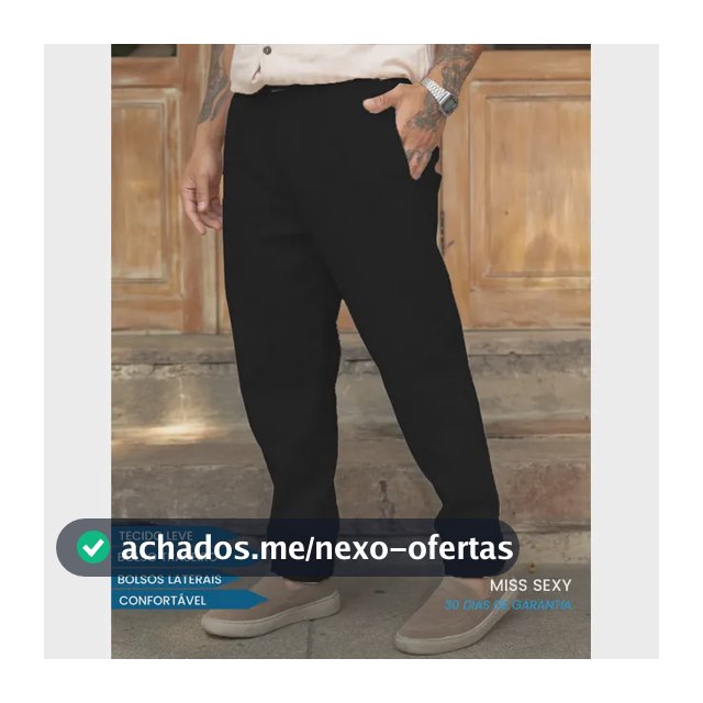 Calça Linho Masculino Social Casual C/bolsos Tecido Premium