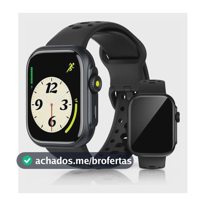 Relógio Smartwatch Fb041 Gps Alexa 5m/ip68 Preto 1 1#