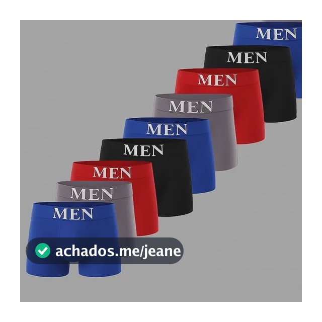 Kit 10 Cuecas Boxer Em Microfibra Adulto Premium