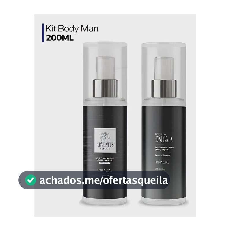 Kit Body Splash Masculino Adventus E Enigma 200ml