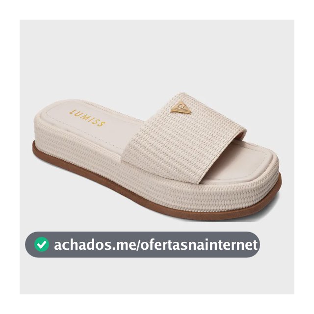 Sandália Tamanco Feminino Flatform Confortável Juta