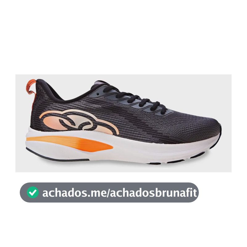 Tênis Esportivo Masculino Voa 2 Olympikus Cinza Liso 38 Br