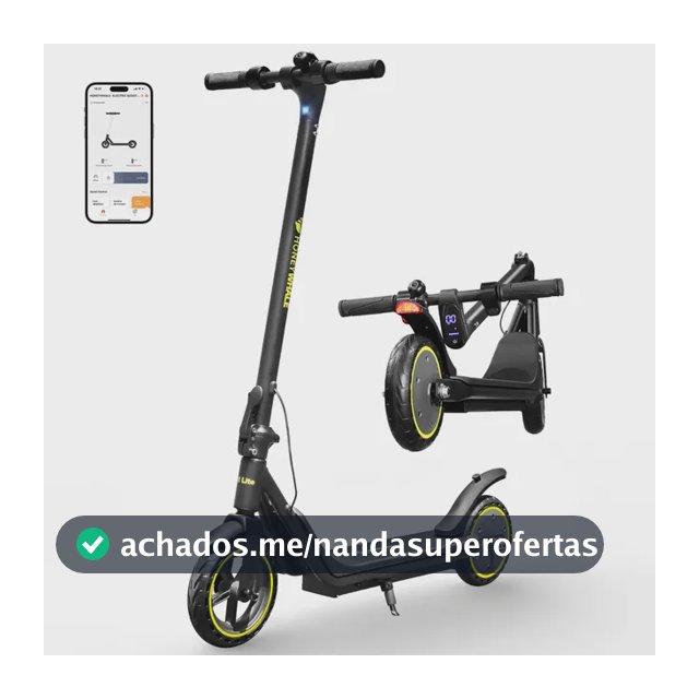 Patinete Elétrico HONEYWHALE M1 LITE Dobrável Com Bluetooth, Para Adultos
