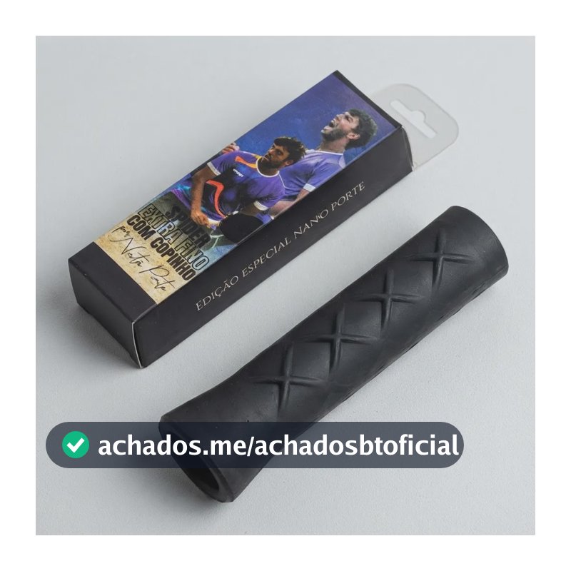 Undergrip Spider Extra Fino C Copinho Raquete Beach Tennis Preto
