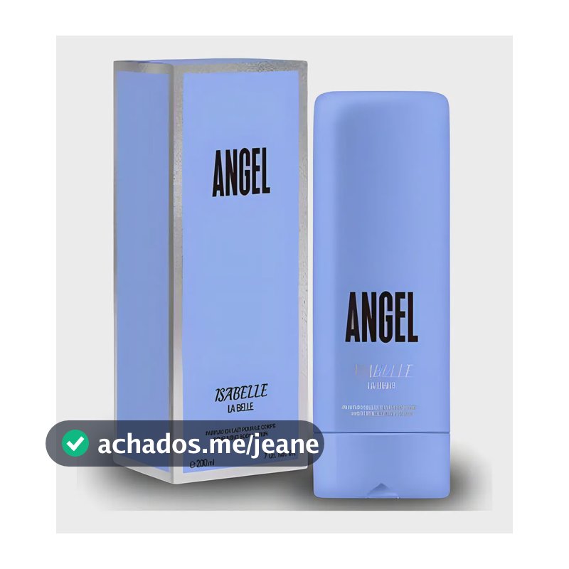 Hidratante Corporal Creme Angel 200ml Isabelle La Belle Baunilha Sofisticado Suave