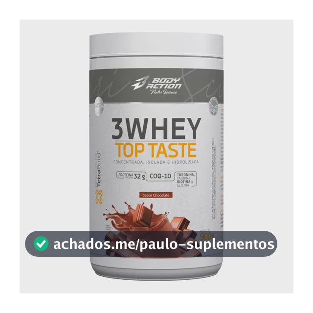 3 Whey Top Taste 900g Body-action Chocolate