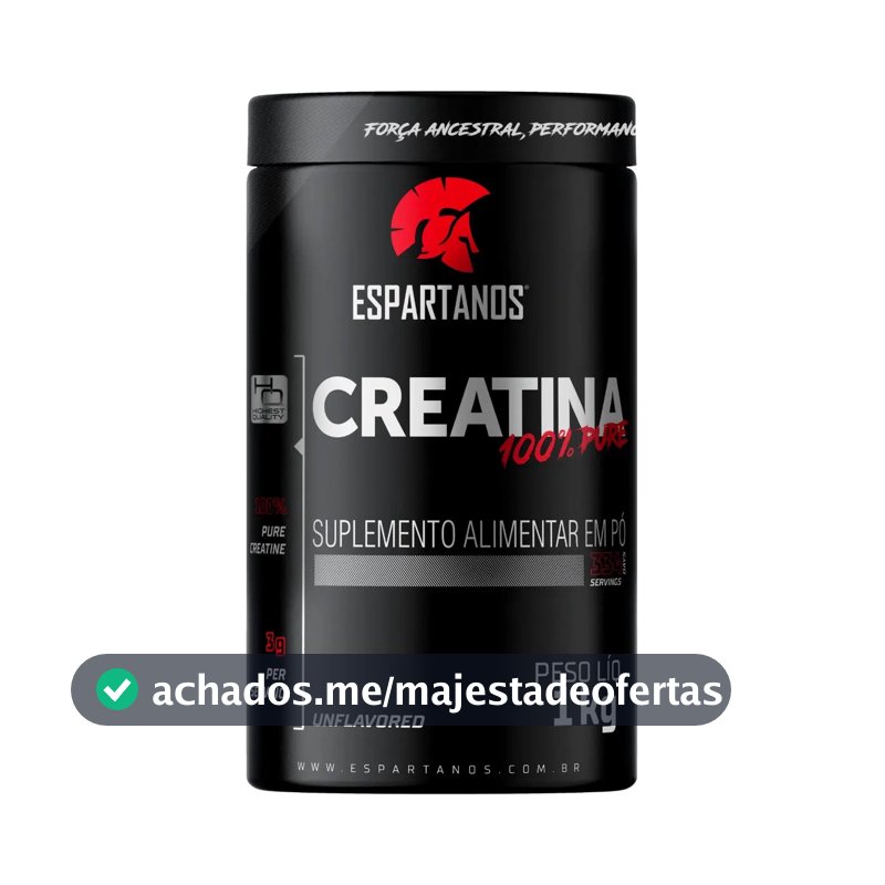 Creatina Espartanos em pó Sem sabor x 1kg