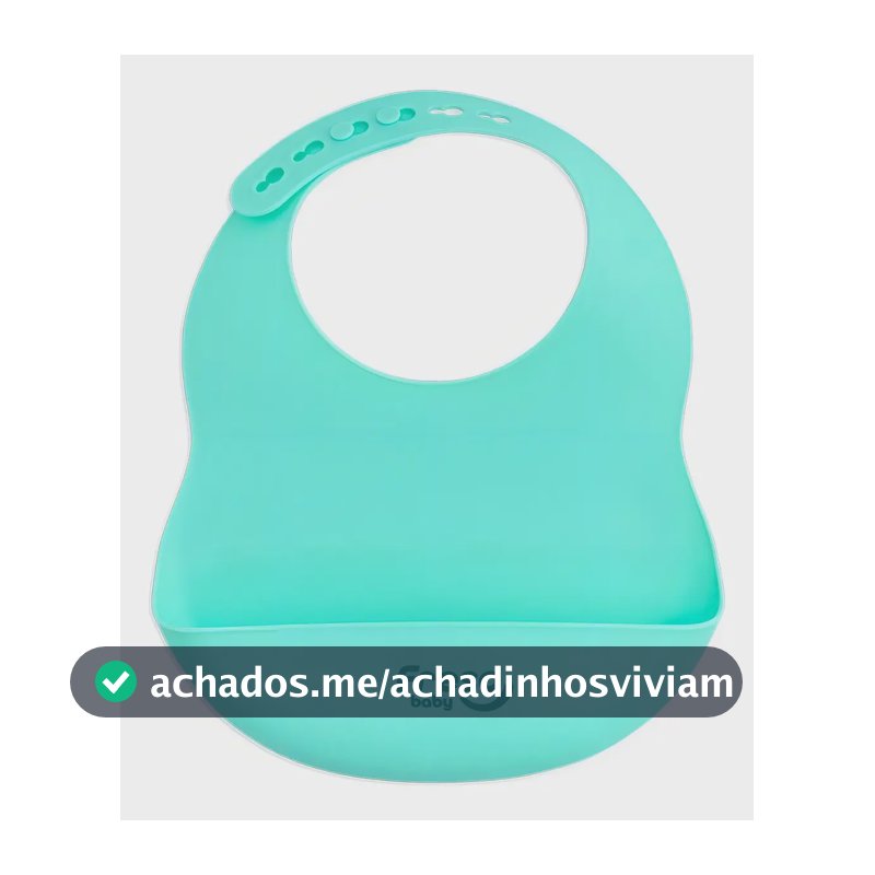 Babador Silicone Impermeável Freso Baby com Bolso Ajustável
