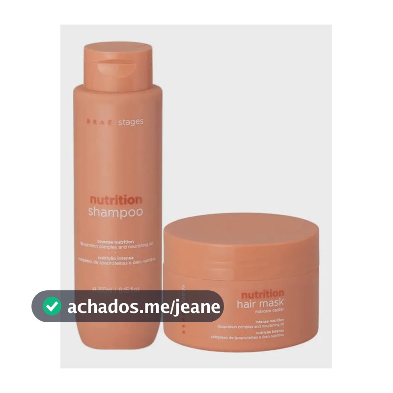 Braé Stages Kit Nutrition 2 Produtos (shampoo E Máscara)