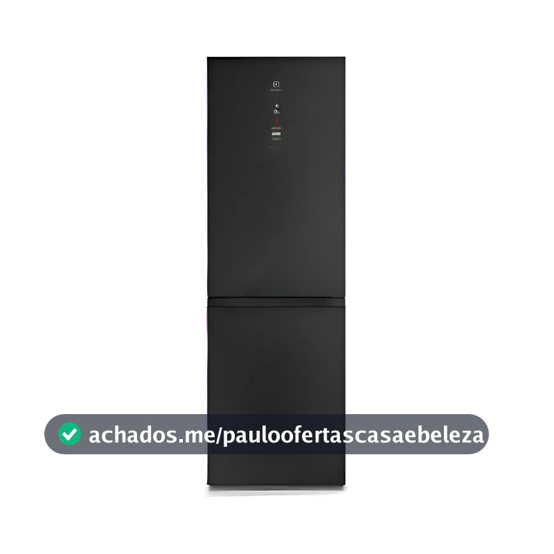 Geladeira Electrolux Frost Free Inverter 322L Efficient AutoSense Inverse Preta IB42G