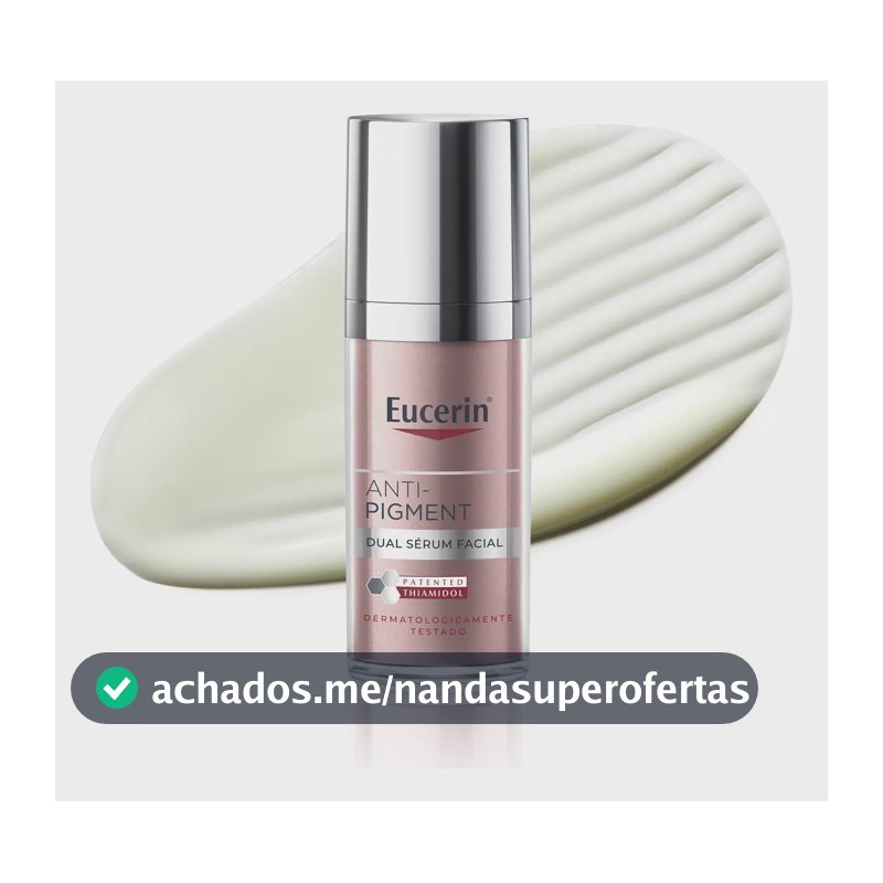 EUCERIN Dual Sérum Facial Antimanchas e Anti-idade 30ml, Anti-Pigment, Clareador, Thiamidol, Ácido Hialurônico
