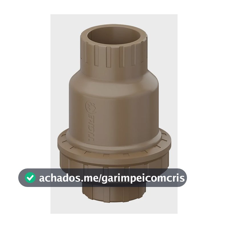 Válvula De Retenção Soldavel Universal 50 Mm Ou 11/2 Tigre