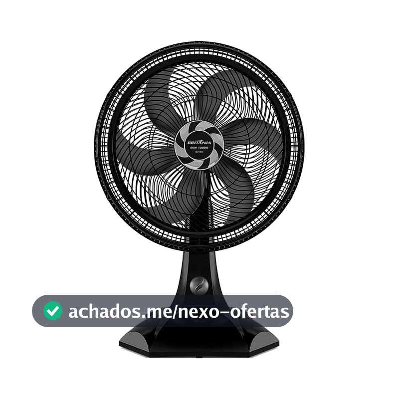 Ventilador De Mesa Britânia Maxx Force 30cm BVT301