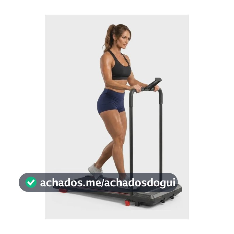 Esteira Ergométrica Elétrica Dobrável Residencial Cardio Preto 127/220v