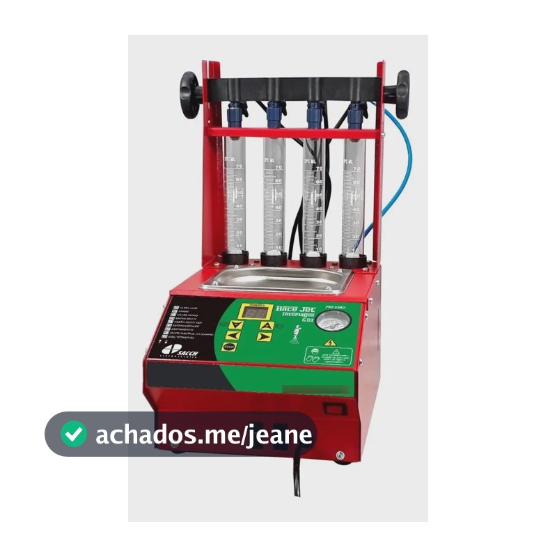 Máquina Limpeza De Bicos Injet. Racejet Interlagos Gdi Sacch