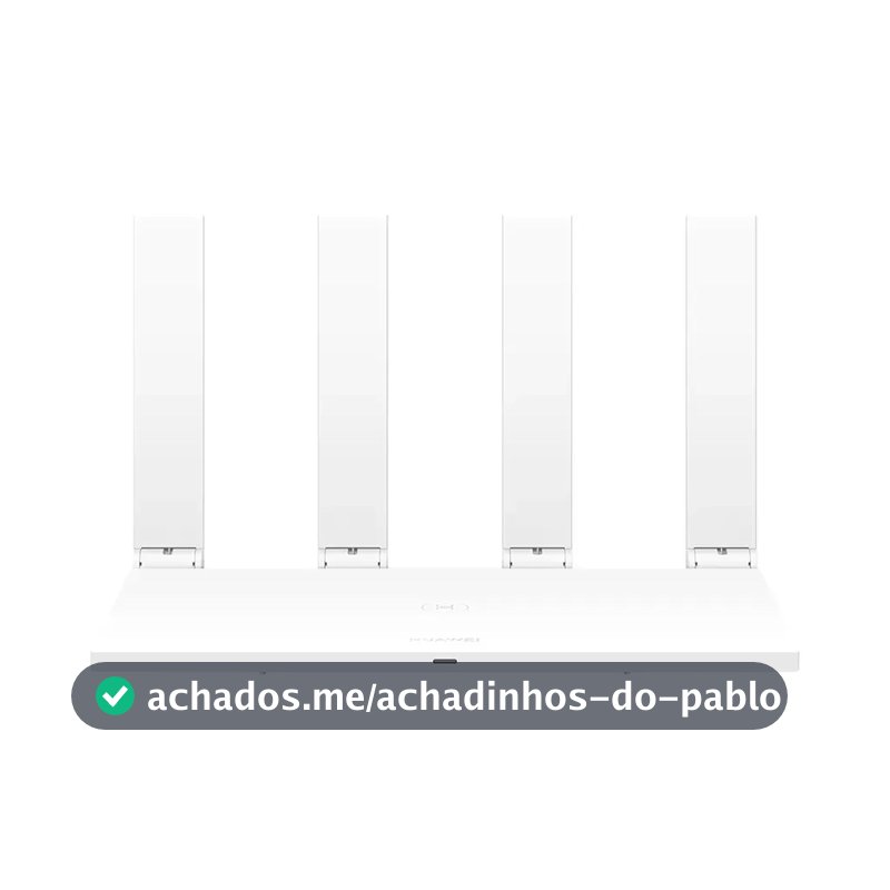 Roteador HUAWEI WiFi AX2S 5 GHz Wi-Fi 6 HarmonyOS Mesh+ EasyMeshVisualização de Diagnósticos do Wi-Fi Controle Parental Branco