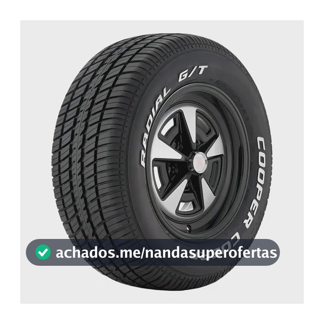 Pneu Cooper Cobra Radial GT 235/60 R15 com Letras Brancas