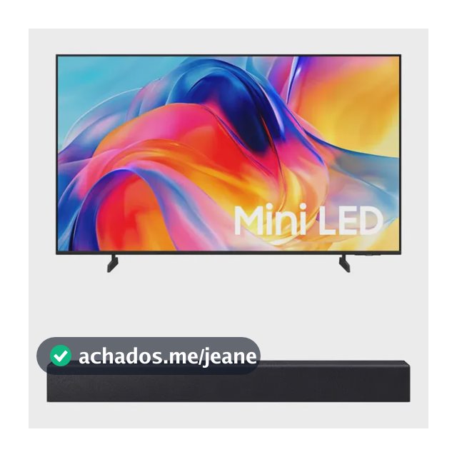 Samsung Smart Tv 50  Mini Led 4k M75h + Soundbar Hw-b400f