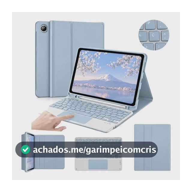 Capa Para Samsung Tab A9 Plus (11 ) Com Abnt2 Teclado Touch