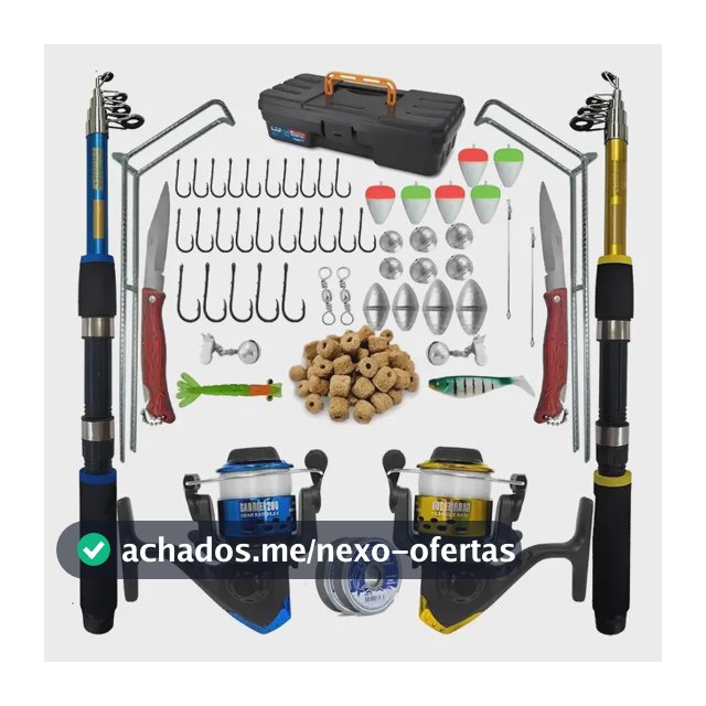 Vara De Pesca Completa 2 Vara 2 Molinete E Itens Conforme Disponibilidade De Estoque