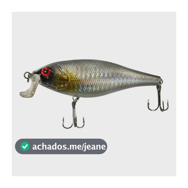 Isca Artificial Tipo Papa-black Meia Água Matadeira Pantanal