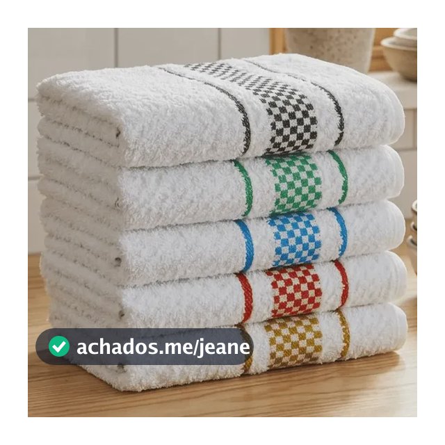 Kit Panos De Prato Copa Jaquard Premium 100% Algodão Felpudo 5 Unidades