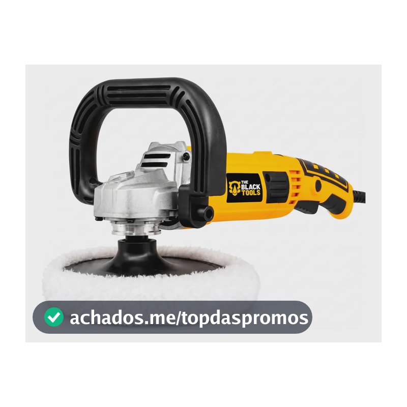 Politriz Angular Automotiva 7" Polegadas 1200w Profissional Bpa1200 The Black Tools