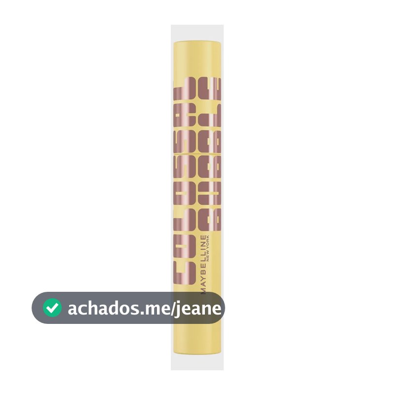 Máscara de Cílios The Colossal Bubble Lavável Very Black Maybelline NY 37G