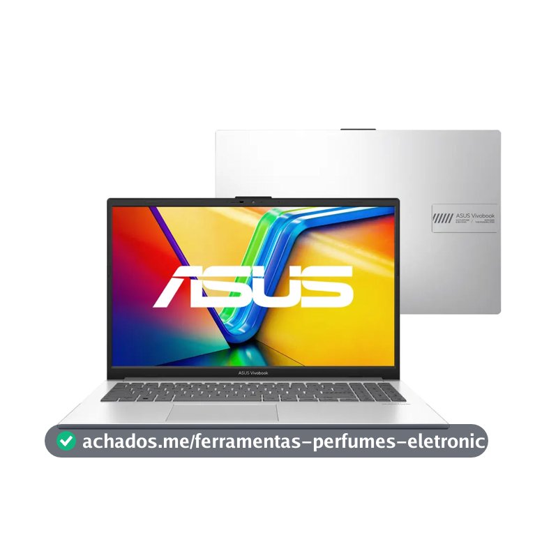 Notebook Asus Vivobook Go E1504GA Intel Core I3 N305 4Gb Ram 256Gb Ssd Linux Keepos Tela 15,6 Fhd Silver - Nj447