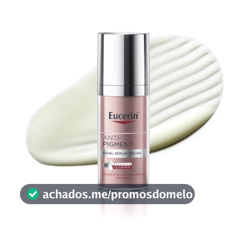 EUCERIN Dual Sérum Facial Antimanchas e Anti-idade 30ml, Anti-Pigment, Clareador, Thiamidol, Ácido Hialurônico