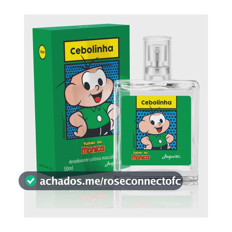 Colônia Jequiti Turma da Mônica Cebolinha de 50 mL para Meninos