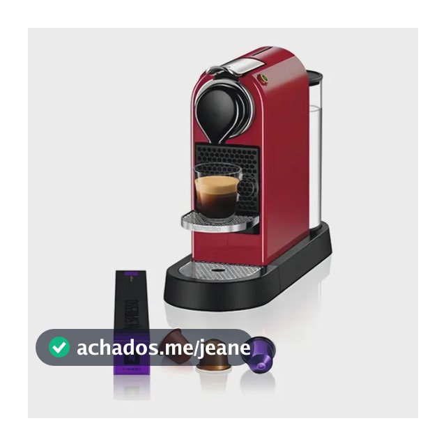 Cafeteira Nespresso Citiz Vermelho Cereja