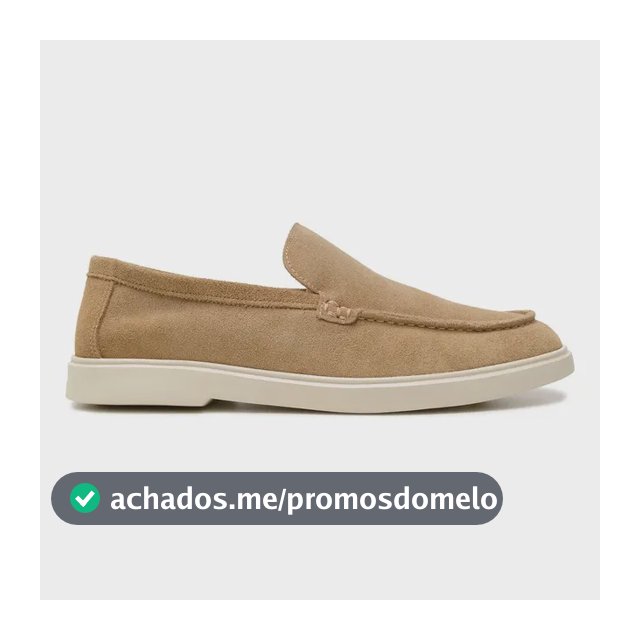 Mocassim Masculino Em Camurça Linha Esporte Fino Old Money