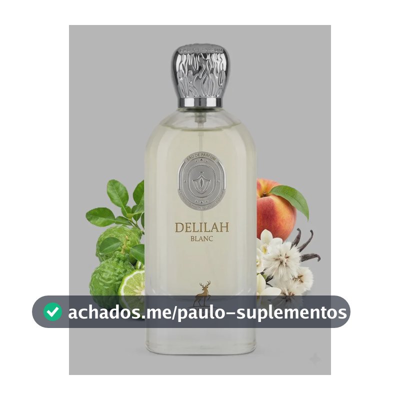 Perfume Arabe Delilah Blanc Maison Alhambra 100 Ml Original