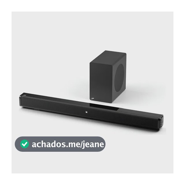 Soundbar Subwoofer Get 2.1 240w Rms Bluetooth Usb Hdmi Preto