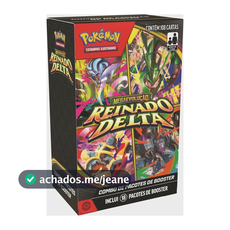 Pokémon Combo De Booster Reinado Delta Pré Venda Português