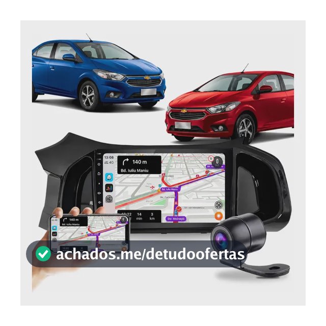Kit Completo Multimídia 9  Onix 14 2015 2016 2017 2018 2019