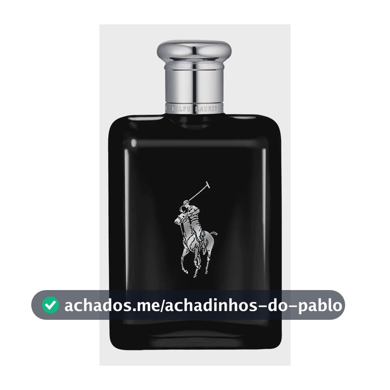Perfume Masculino Eau de Toilette Ralph Lauren Polo Black 200 ml