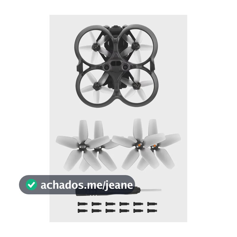 Hélice Para Drone Dji Avata Kit X Com 4 Unidades