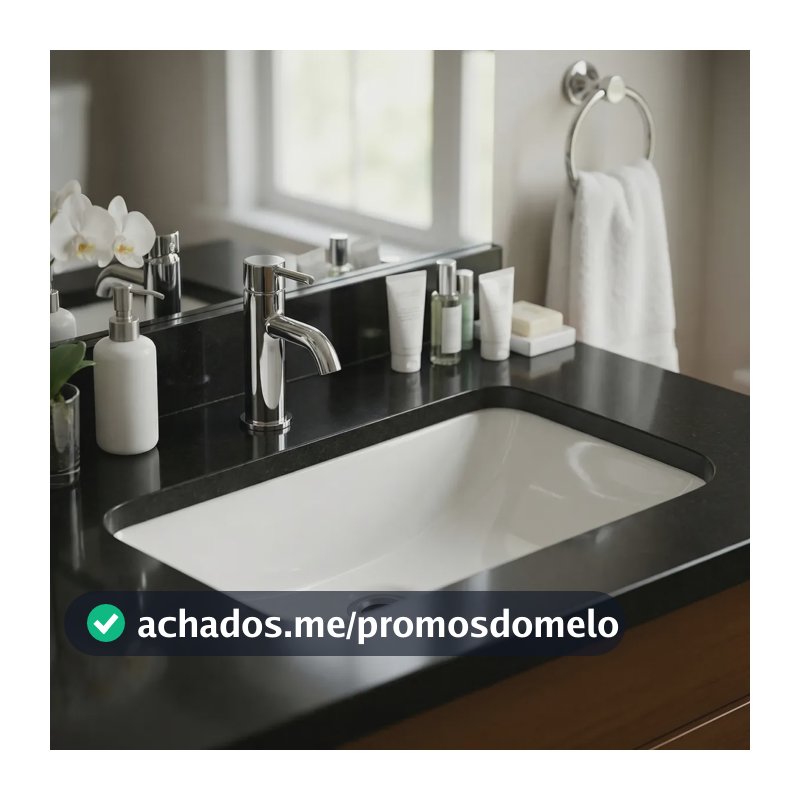 Cuba Louca Embutir Mini Banheiro Lavabo Retangular 26x35cm Branco Esmaltado