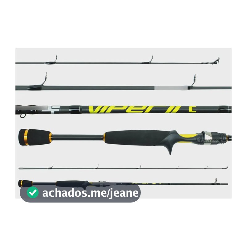 Vara Carbono Carretilha Albatroz Viper Il (1,68m) 10-20lb 2p