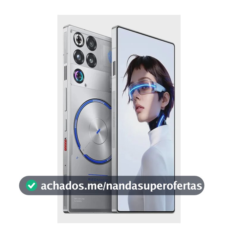 Redmagic 11s Pro 6,85 144hz 80w 7500mah 16+512gb Preto/prata Prateado