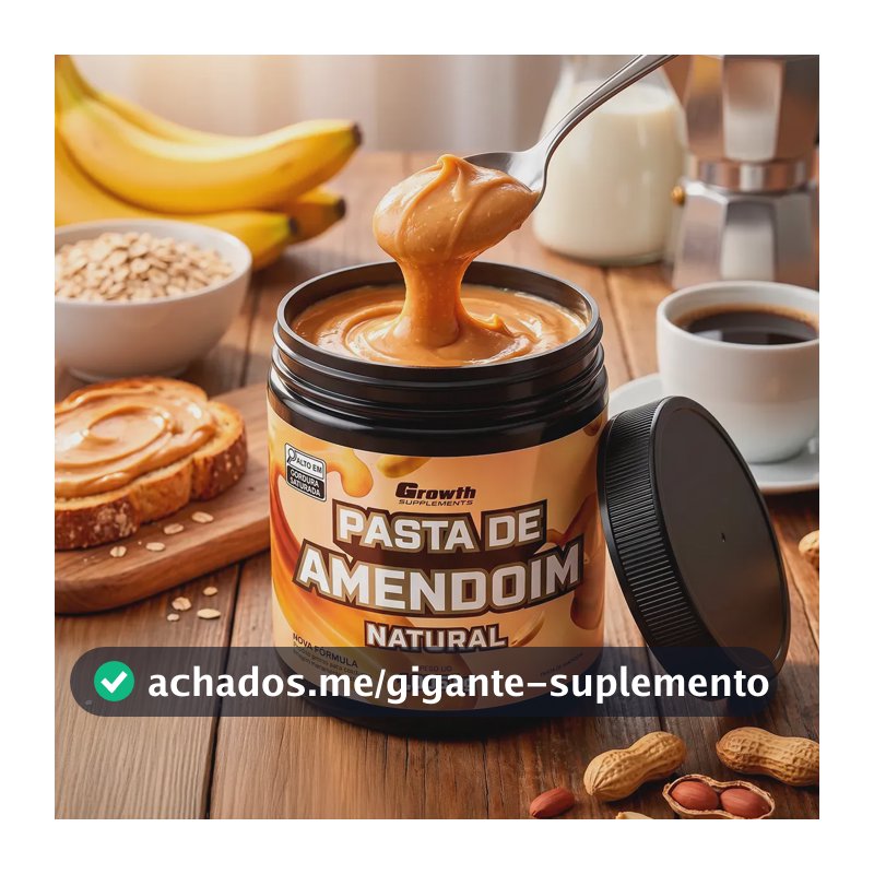 Pasta De Amendoim Integral Torrado 1kg Growth Supplements Natural