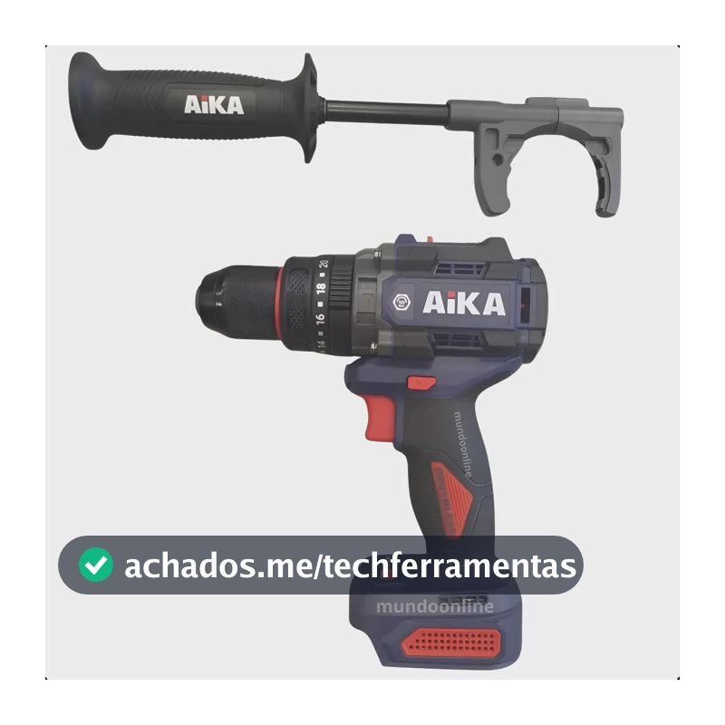 Parafusadeira Furadeira Impacto Aika 160nm Brushless + Punho Violeta-escuro