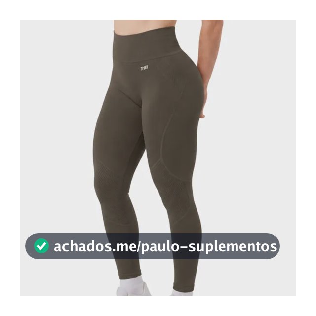 Legging Trifil Original Feminina Texturizada Sem Costura Castanho Legging Academia Fitness M