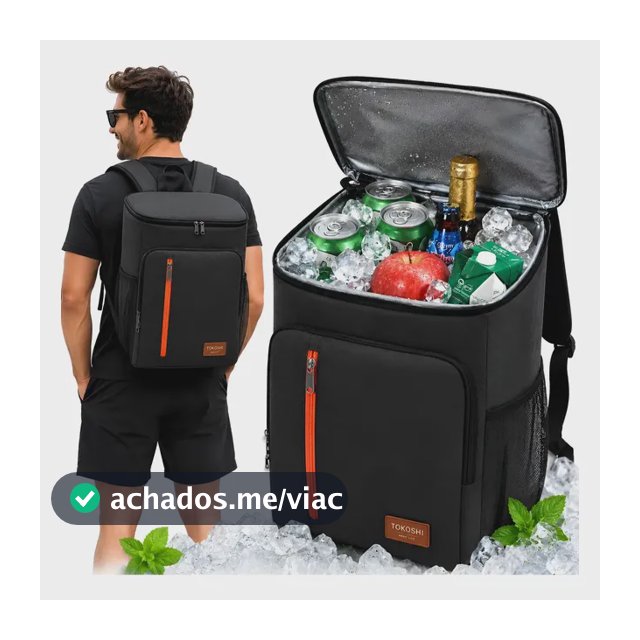 Bolsa Térmica Mochila Marmita Grande Cooler Impermeável