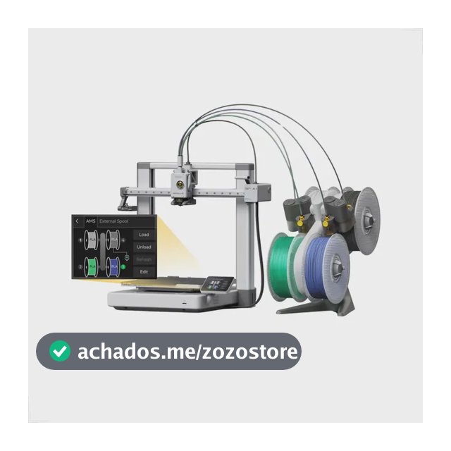 Impressora 3d Bambu Lab A1 Combo Ams Lite Impressão 4 Cores Cor Prateado